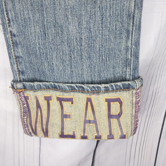 Rocawear Y2K 90's Denim Capri Size 11 - Picture 3 of 14